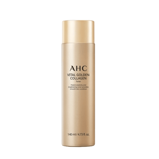 AHC Vital Golden Collagen Toner 140ml – Brightening & Anti - Aging Essence Toner - SkincareSeoul