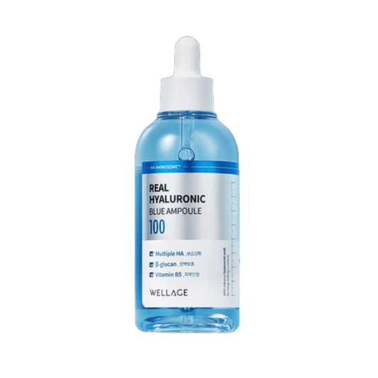 WELLAGE Real Hyaluronic Blue Ampoule 100ml - SkincareSeoul